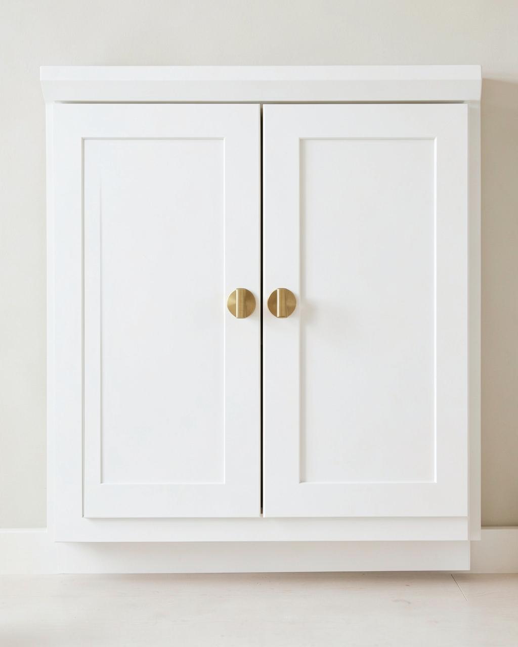 White Shaker cabinet door sample